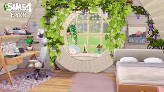 Blooming Bedroom || The Sims 4 || Speedbuild || NoCC