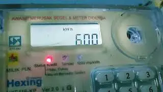 Cara Set alarm meteran listrik pulsa