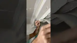 🔥 Cinta de Guardavivos Ideal para Perfeccionar Esquinas de Drywall 💪🏼#shorts  #drywall
