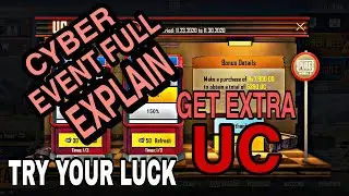 Pubg Mobile Cyber UC Station Explained | Cyber Week Uc Station Pubg | Expend 270 Uc Cyber Week💗