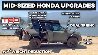 MID-SIZED HONDA BUILD UPDATE (2024): DUAL SPRING TRD SUSPENSION, 10 PLY LT TIRES & WEIGHT REDUCTION