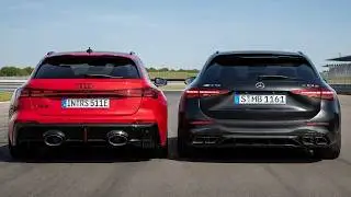 2027 Audi RS 5 Avant vs Mercedes-AMG C 63 S E Performance Estate ⚡🔥🏁