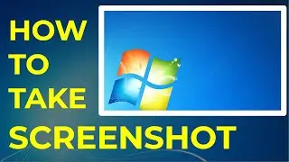 How To Take Screenshot In Laptop Computer Windows 7 JUST 1 Step (EASY)