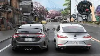 Honda Civic Type R & Acura Integra - Forza Horizon 6 | Logitech g29 gameplay
