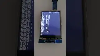 2.8inch TFT Screen Scrolling