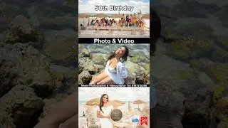 50th birthday photographer videographer Miami Beach 