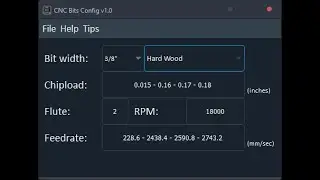 CNC Bit Configuration