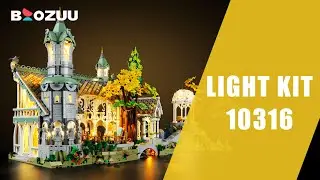 BOOZUU Light Kit for Lego THE LORD OF THE RINGS: RIVENDELL 10316