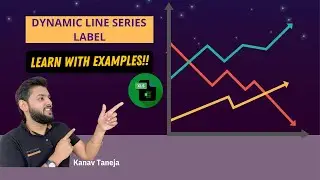 How to Add Dynamic labels on excel chart | Like a Pro | In Hindi