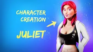 Character Creation 'Juliet' (Blender Timelapse )