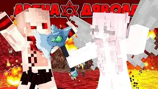MINECRAFT DEVIL'S ARENA #4 ANGEL GIRL ATTACKED A DEVIL WARRIOR? A DEMON TRAPED BY GOD!?
