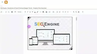 SEO Engine   Responsive & Faster Premium Blogger Theme   Template Free