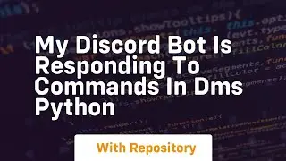 My discord bot is responding to commands in dms Python