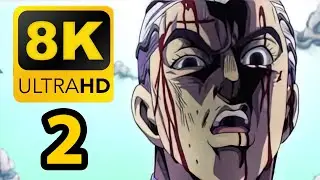 Kira's Death in 8K UHD (Part 2) (JoJo's Bizarre Adventure) (Japanese)