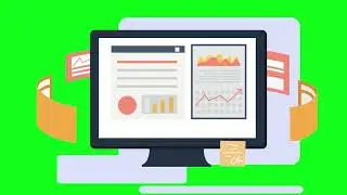 Animated business infographics green screen footage | 4K footages | GreenScreen Vfx