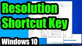 How to change desktop resolution through keyboard shortcut (nircmd.exe setdisplay)