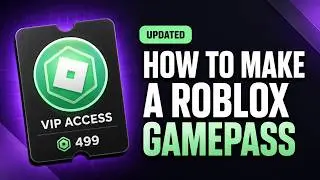 How To Make a Roblox Gamepass ( Updated Guide )