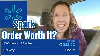 How to do a Walmart Spark dotcom multiple order delivery |Are they worth it? Spark Driver Ride Along