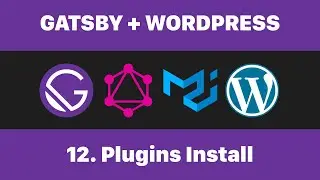 12 Gatsby Plugins  (Gatsby + WordPress)