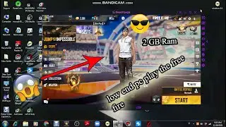 how to play free fire on low end pc ▌2 GB Ram 2GB Ram PC එකේ Free Fire ගහමු free#fire#
