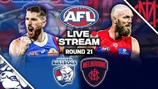 Western Bulldogs vs Melbourne | AFL Round 21, 2024 Live Watch Along