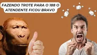 Fazendo Trote para o 188 O Atendente Ficou BRAVO 🤬!!!!