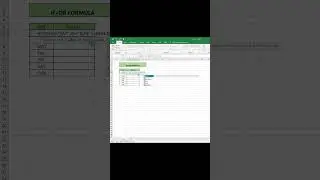If+Or Formula In Excel #exceltips