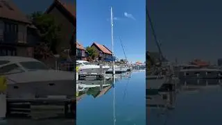 Hythe Marina Village on Southampton Water