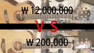 10000$ Guitar Vs 200$ Guitar