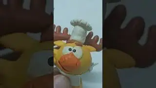 Лосяш-убийца из пластилина(убийца овощей и фруктов)