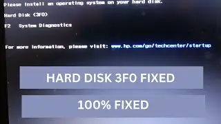 HP Laptop Boot Device not Found (3F0) Error Fixed | How to to fix 3f0 Error in Hp Laptop 2023