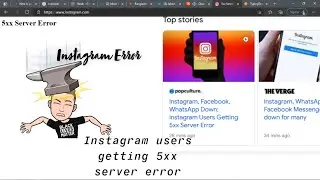 Instagram Users Getting 5xx Server Error || Instagram Server Error today || JB