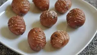 Mini Hasselback Potatoes