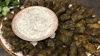 ДОЛМА.Как приготовить вкусную долму. Долма из виноградных  листьев .