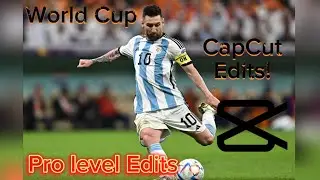 CapCut Pro Editing! World Cup cover with animations, filters, music…