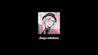 chuya nakahara edit                    #bsd #chuyanakahara #reccanation #helfy