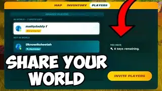 How To Share Worlds with Friends in Lego Fortnite! (Play When Your Friend is Offline)