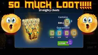 MILLION LORDS:  MY FIRST 10 MIGHTY CHEST OPENING!!!