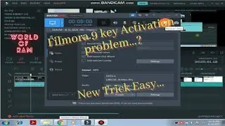 How to solve Filmora 9 Key activation Problem...? Easy trick , 100 % working .. Life time..! Telugu.