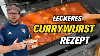 Selbstgemachte Currywurst im OptiGrill