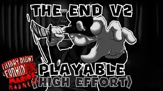 THE END V2 PLAYABLE (High Effort) - FNF: Mario's Madness V2 [LEGACY VER]
