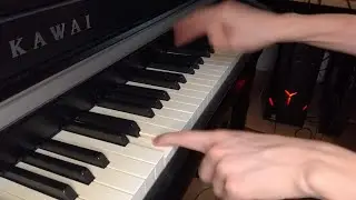 When you play piano with 2 fingers and it still sounds good