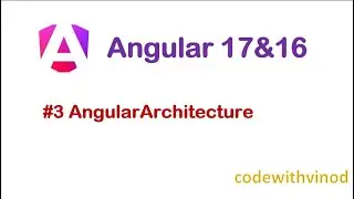 #3 Angular Architecture