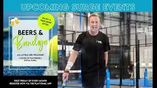 UPCOMING EVENTS AT SURGE PADEL HARROGATE-SEPTEMBER