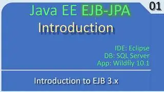 Introduction to EJB | JavaEE EJB JPA Tutorials #01