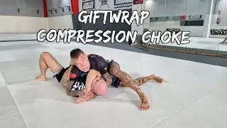 Simple, Brutal TOP Attack. Giftwrap Compression Choke.