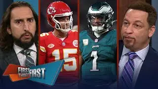 Mahomes and Chiefs concerns entering Super Bowl rematch vs. Eagles | NFL | FIRST THINGS FIRST