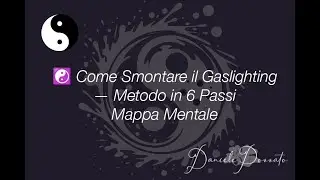Come Smontare il Gaslighting — Metodo in 6 Passi (Mappa Mentale)