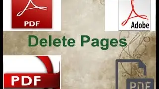 How to delete page from PDf in Adobe Reader in 2020