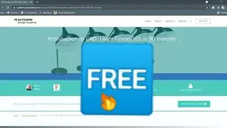 FREE FUSION 360 COURSES WITH CERTIFICATION |  PART - 1  |AUTODESK OFFICIAL SITE